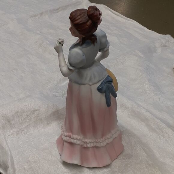 Vintage Homco #1452 Victorian Lady With Hat - Picture 2 of 5
